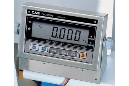 весовые индикаторы cas ci-2400bs